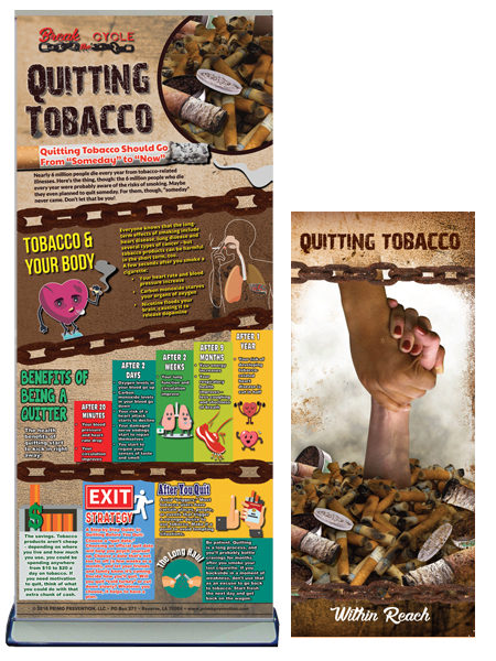 Break the Cycle: Quitting Tobacco Retractable Banner Package