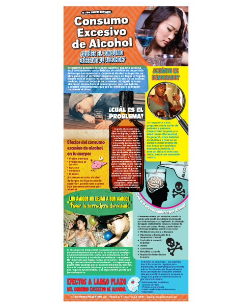 *SPANISH* Binge Drinking Retractable Banner