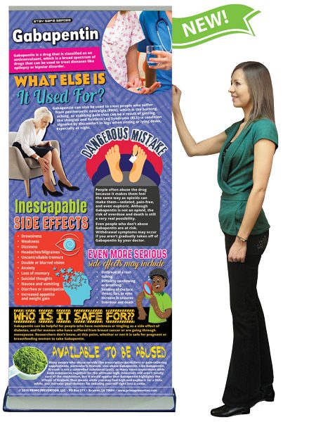 Gabapentin Retractable Banner w/Stand