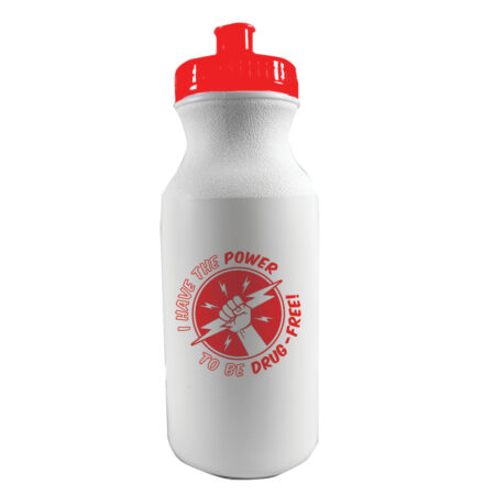 I Have the Power to Be Drug Free 20 oz. Sports Bottle